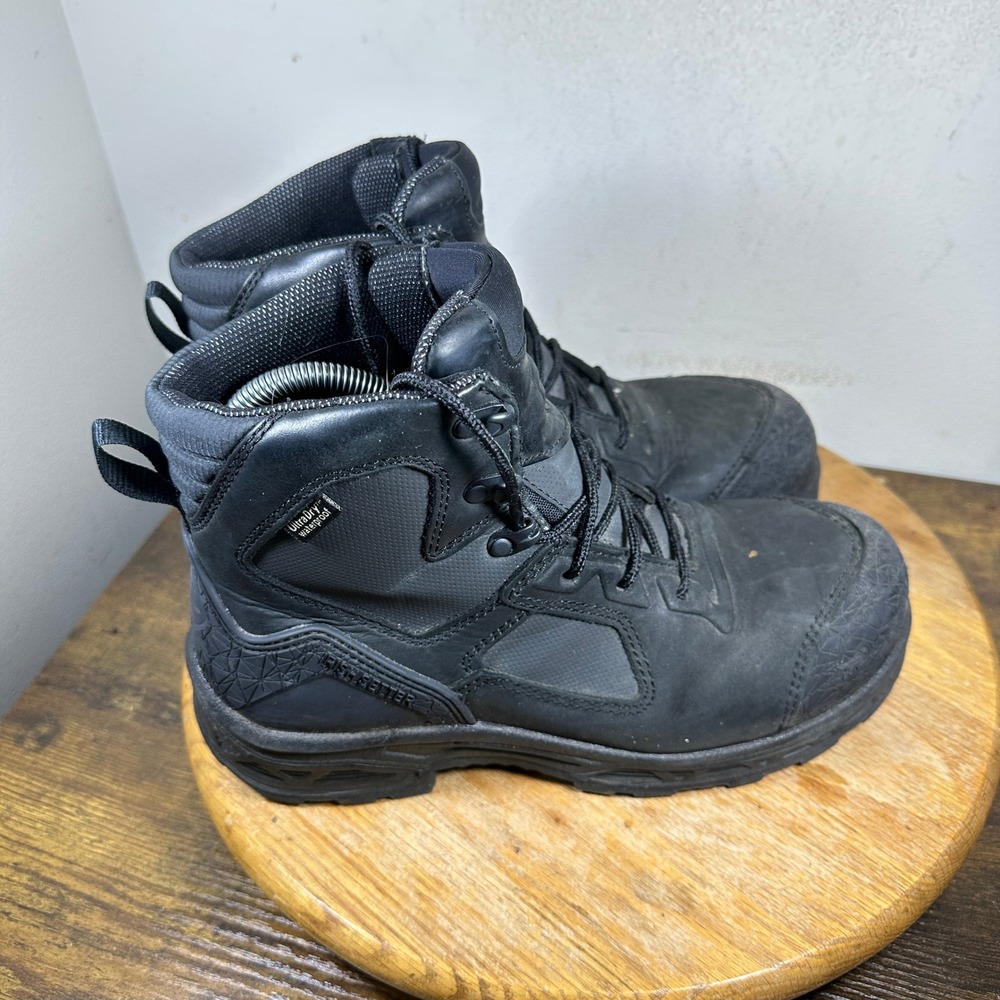 Red Wing Irish Setter Kasota 83642 Mens 8 D Black Waterproof Safety Toe Boots